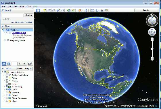 Google Earth Controls