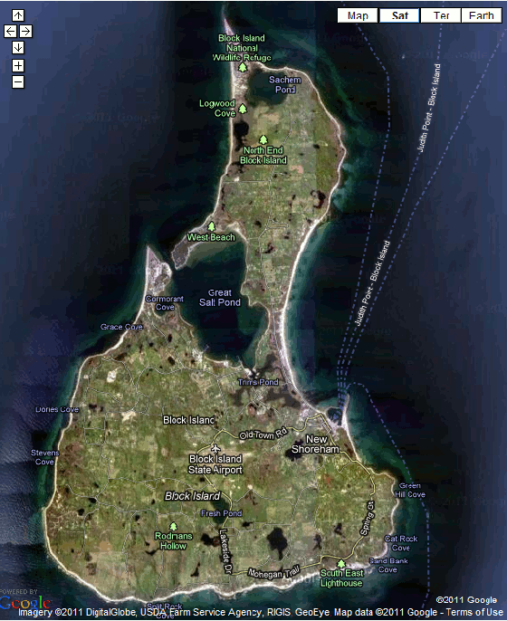 Block Island Map