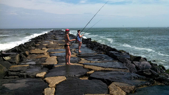 Brigantine Jetty in Summertime 